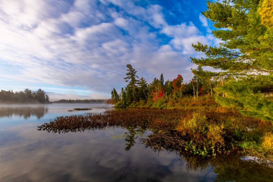 Mikisew Provincial Park Fall Colours. Photo courtesy Ontario Parks.