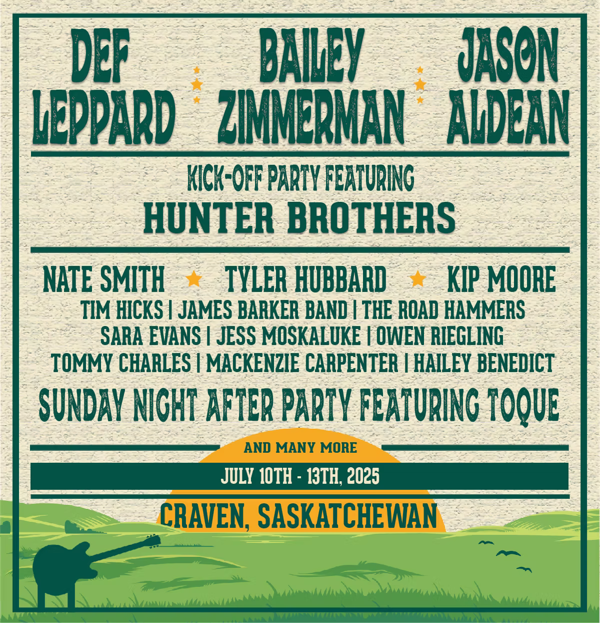 Country Thunder Music Festival Craven Saskatchewan 2025