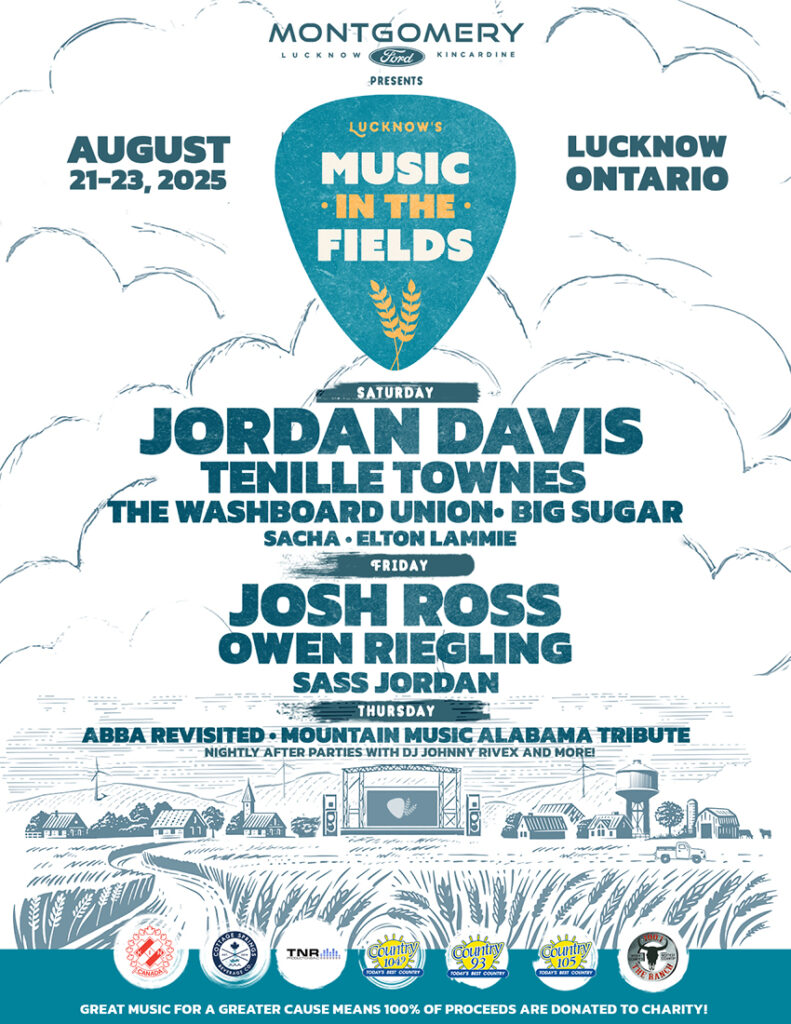 Lucknow's Music in the Fields is an annual non-profit music festival based in rural Ontario. August 21 - 23, 2025 Lucknow, Ontario